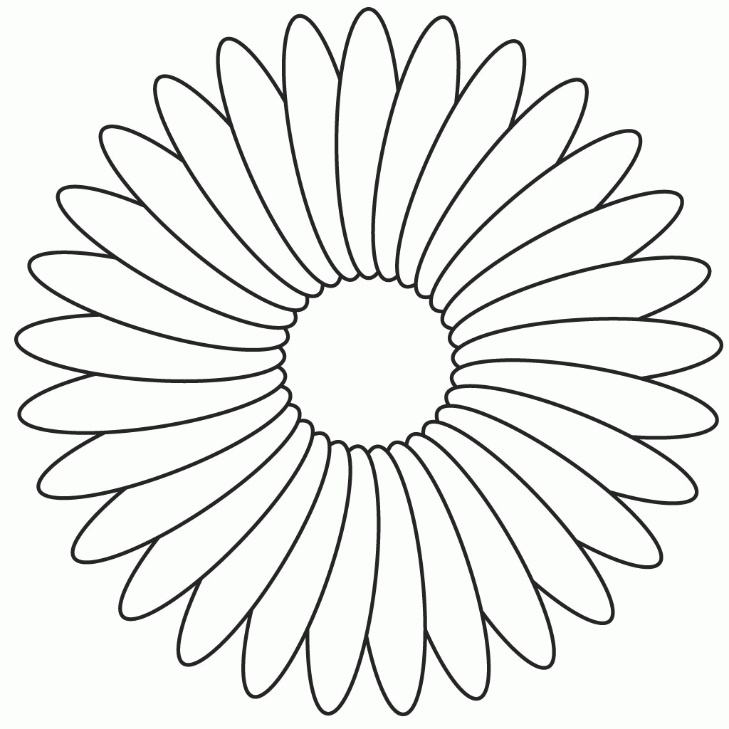 Free Free Printable Coloring Pages Of Flowers For Kids Download Free