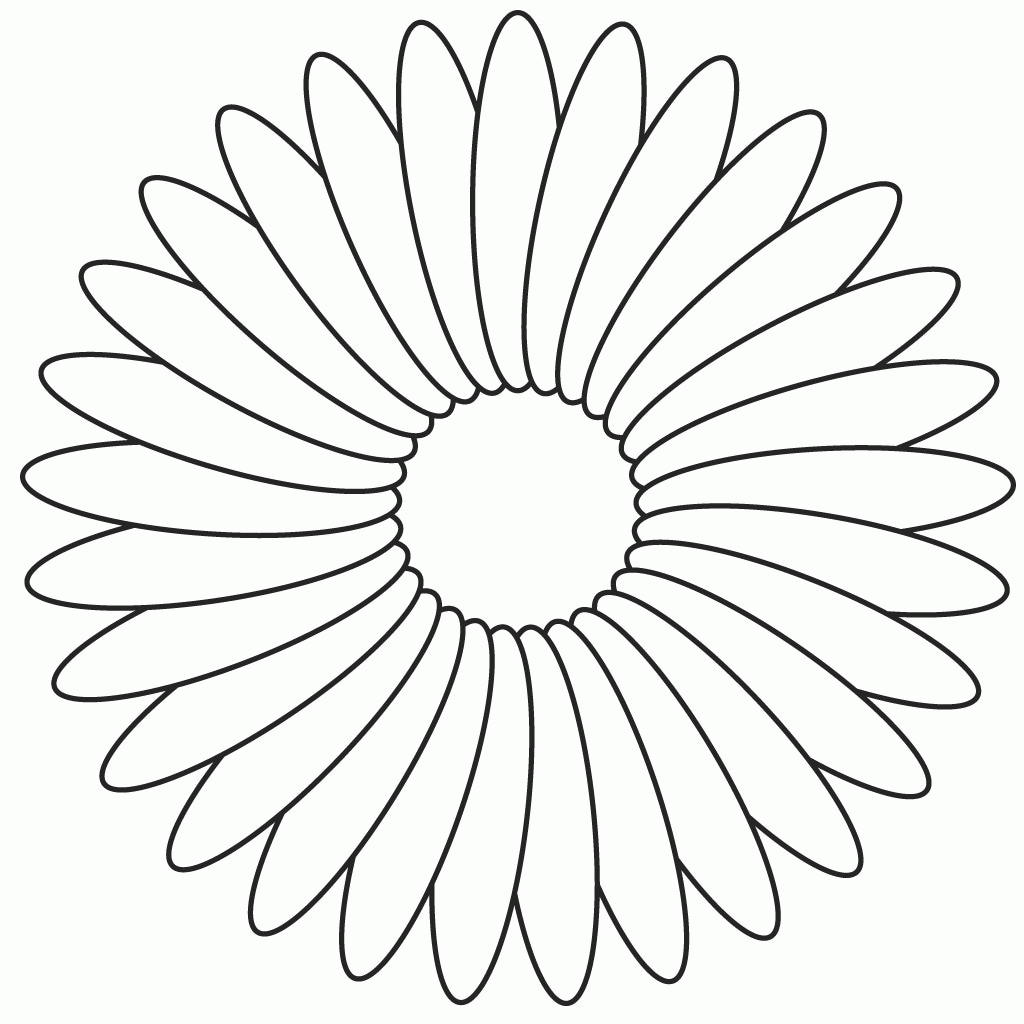 Free Free Printable Coloring Pages Of Flowers For Kids, Download Free