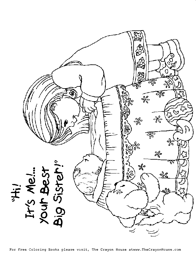 big brother coloring pages