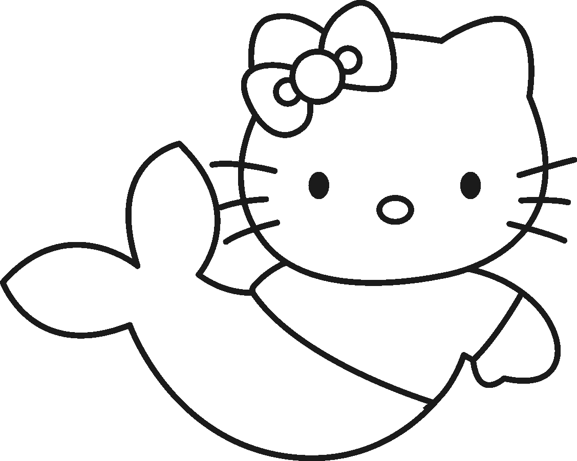 Cartoon Mermaid Coloring Page | Coloring Pages For All Ages