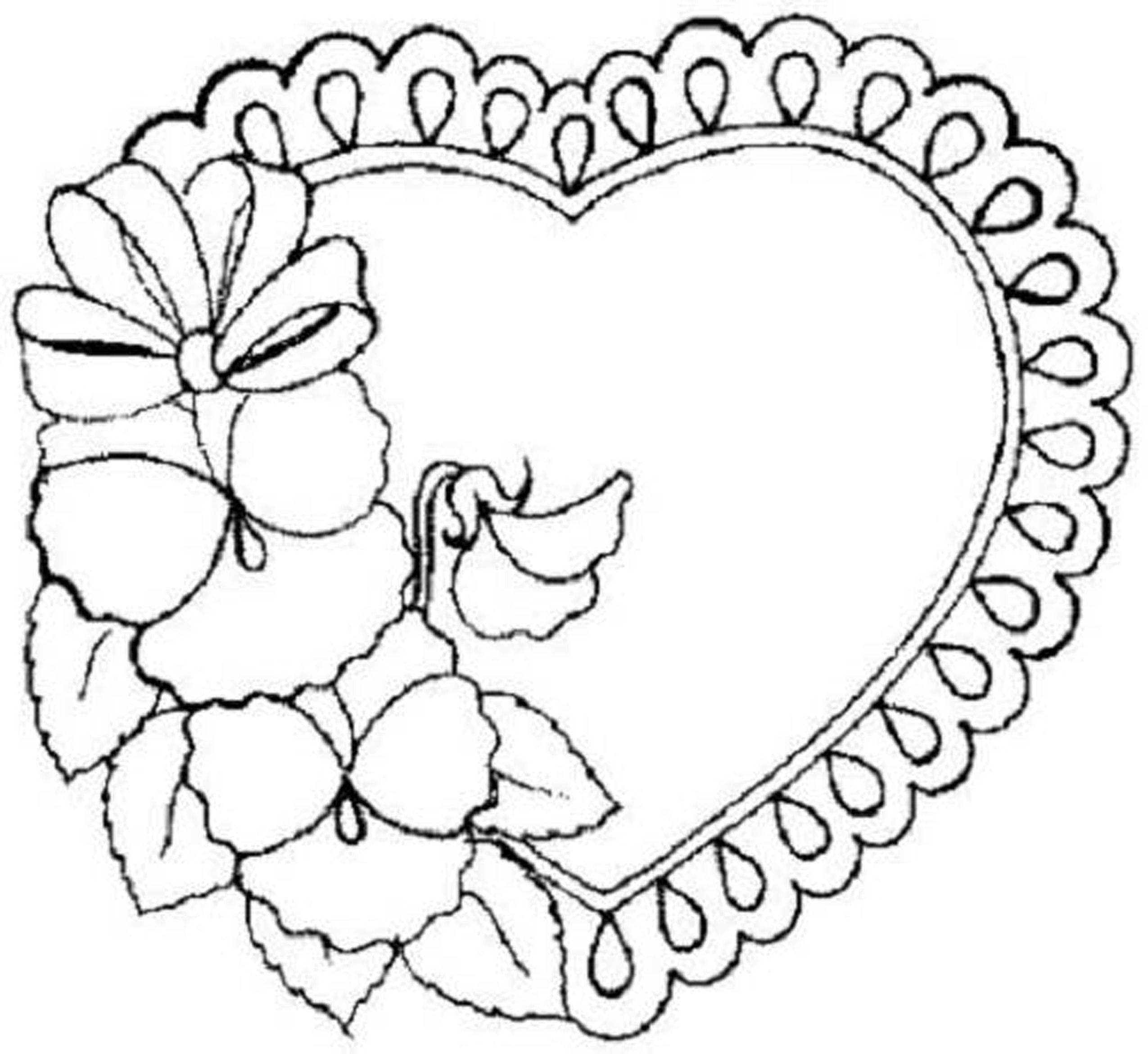 Simple Flower Colouring Pages Printable