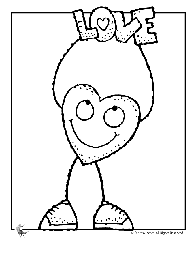 Love Coloring Pages, Heart Coloring Pages