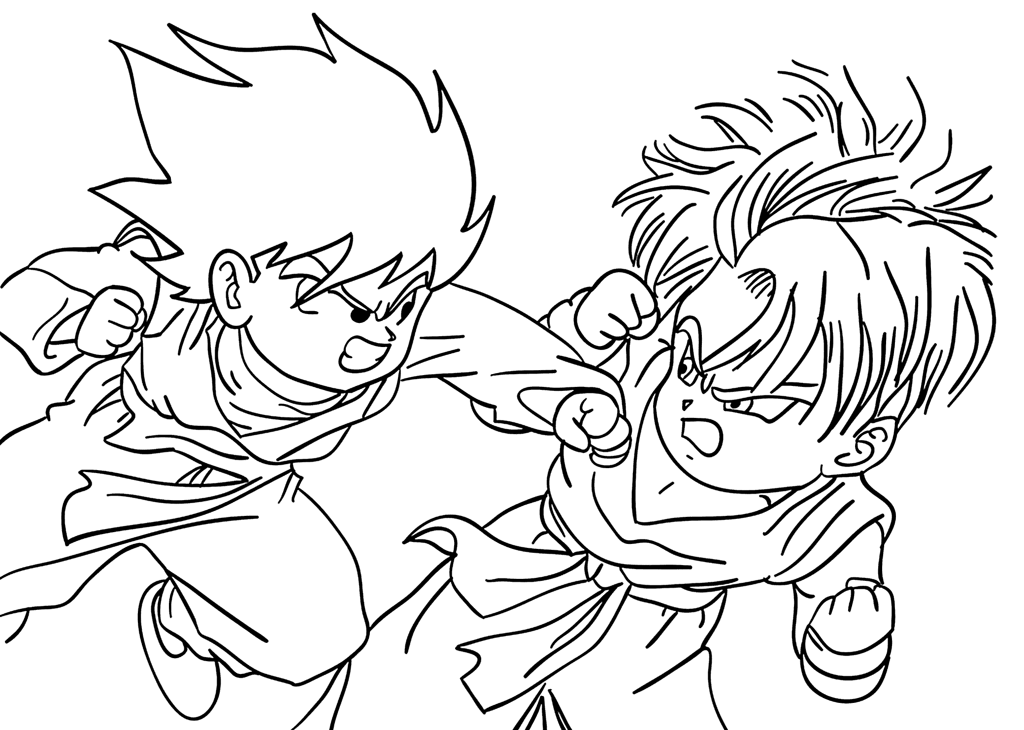 Dragonball Z Coloring Pages  