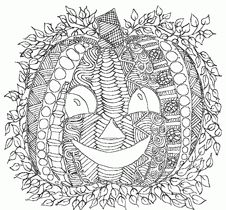 Free Printable Halloween Coloring Pages For Adults