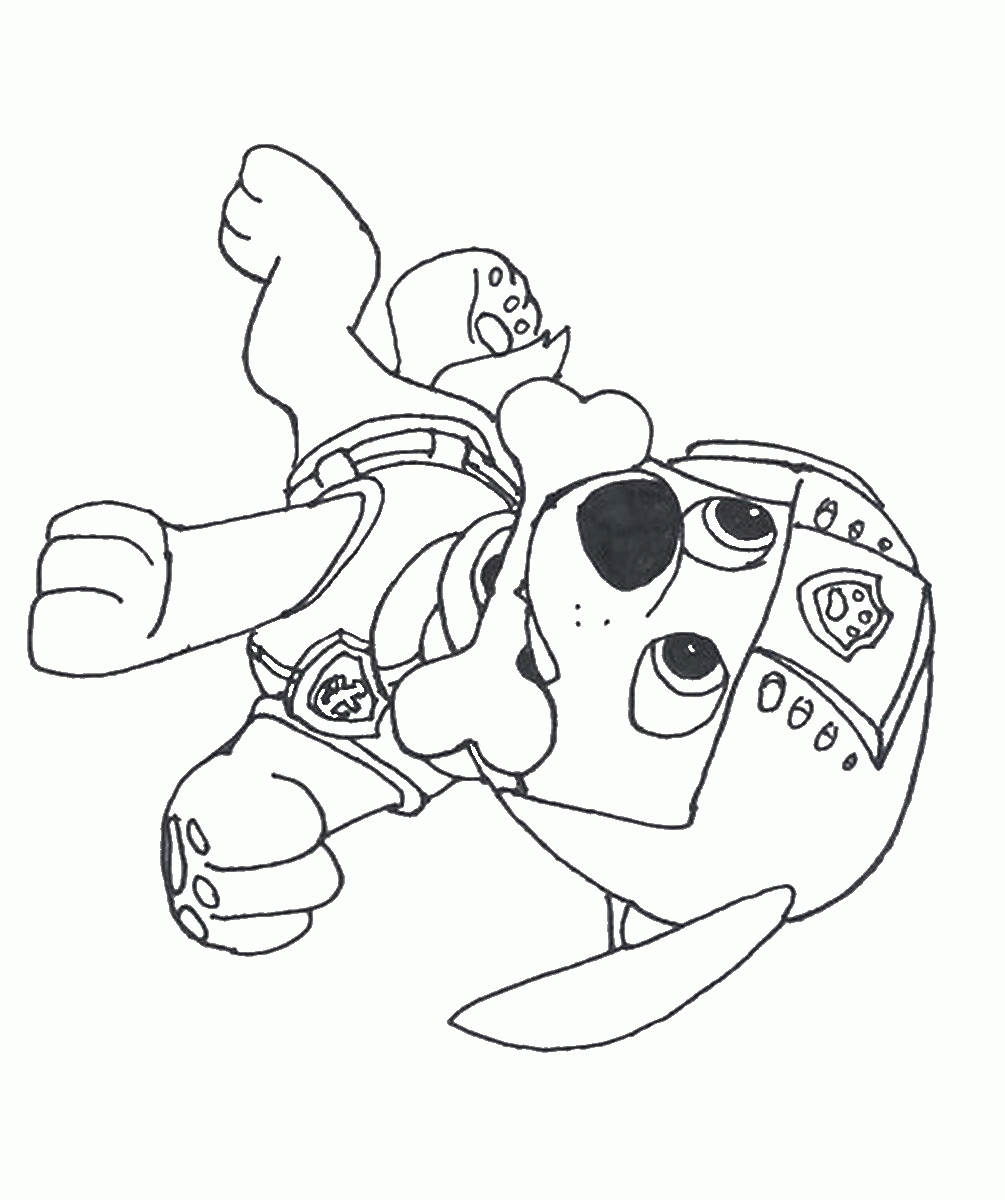 Sea PAW Patrol Coloring Pages