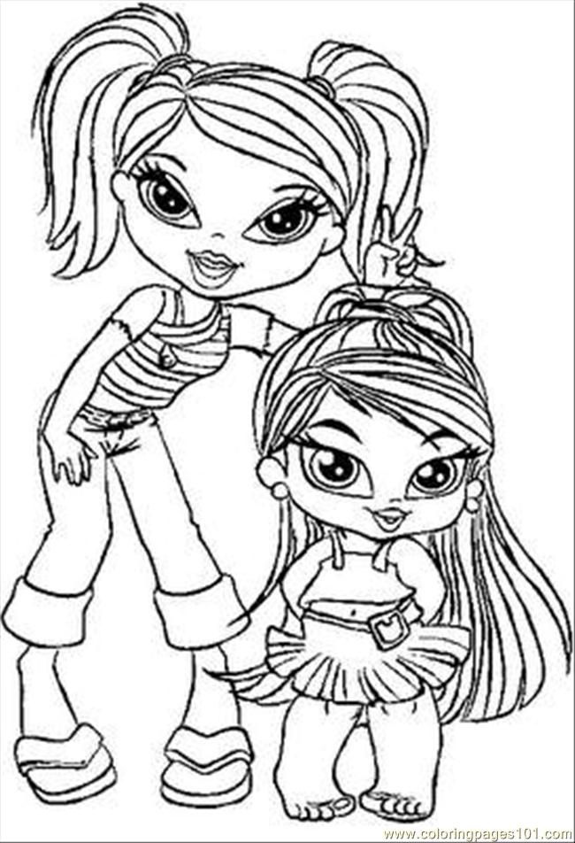 Bratz Coloring Pages Printable - Printable World Holiday