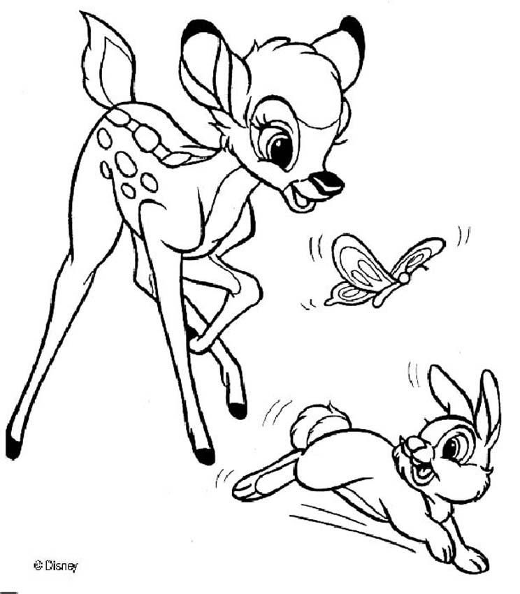 Free Bambi Colouring, Download Free Bambi Colouring png images, Free ...