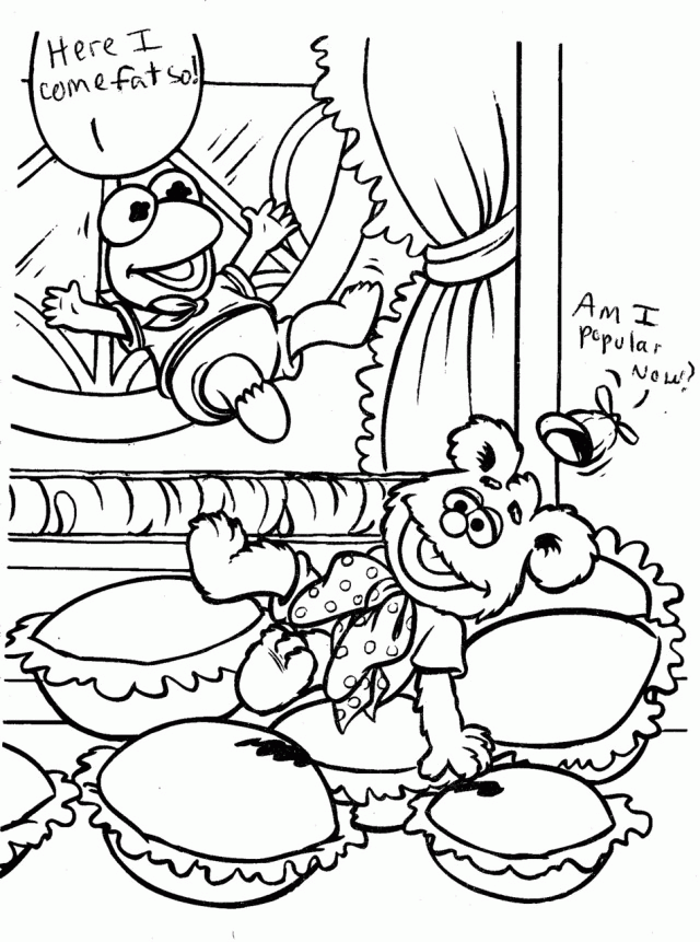 Muppet Miss Piggy Coloring Pages
