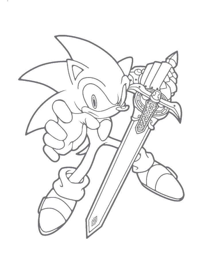 dark sonic coloring pages - Clip Art Library
