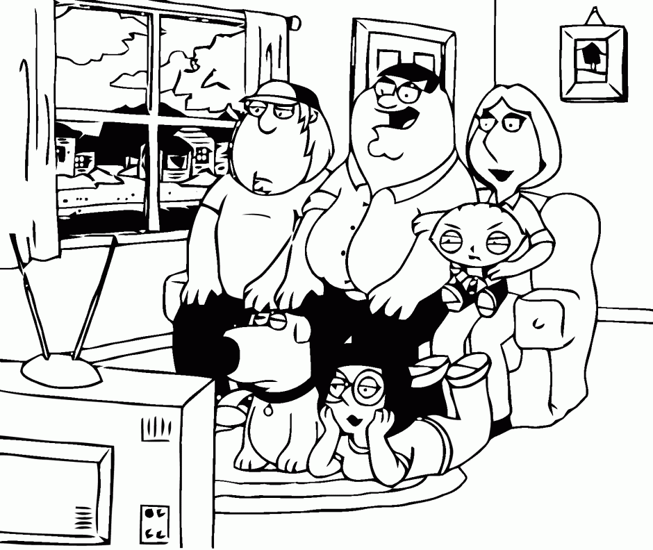 family guy pictures to color - Clip Art Library