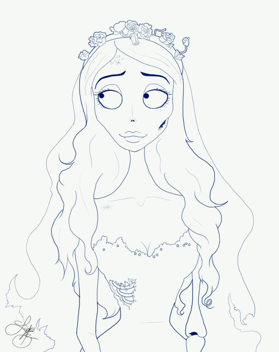 Free Corpse Bride Coloring Pages, Download Free Corpse Bride Coloring ...