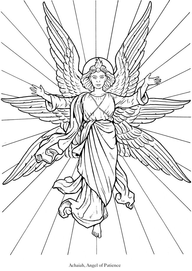 seraphim coloring pages - Clip Art Library