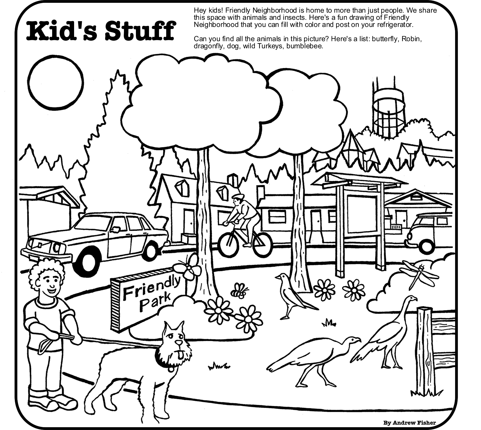 Giant Coloring Sheet – Community Map