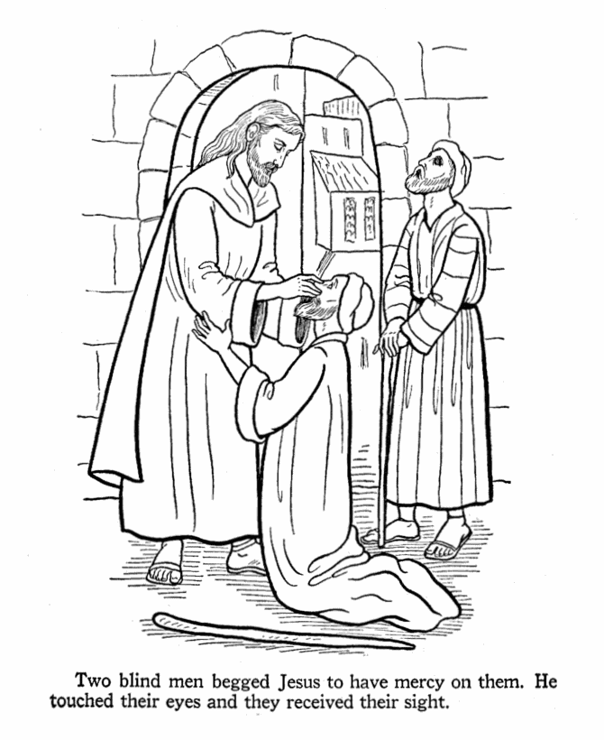 22+ Jesus Healing Coloring Pages