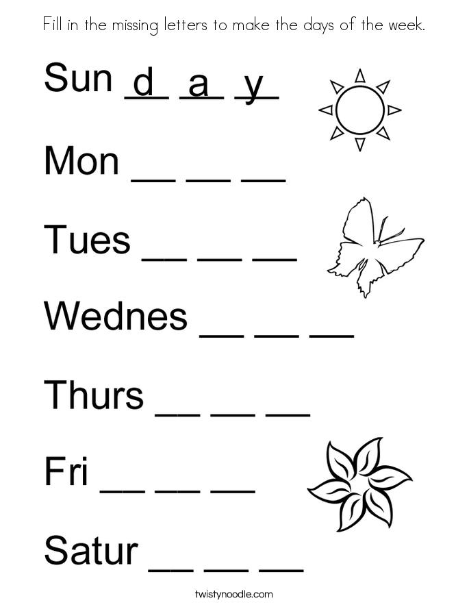 days-of-the-week-coloring-pages