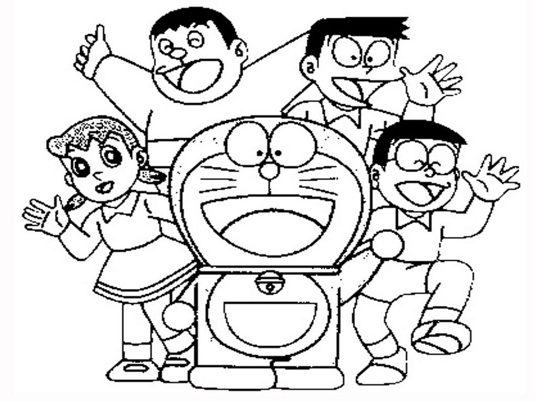 Doraemon Coloring Pages  100 Pictures Free Printable