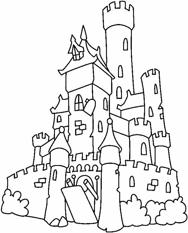 How to Draw a Castle for Kids (Castles) Step by Step |  DrawingTutorials101.com