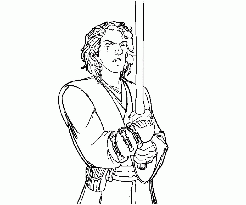 Free Anakin Skywalker Coloring Page, Download Free Anakin Skywalker ...