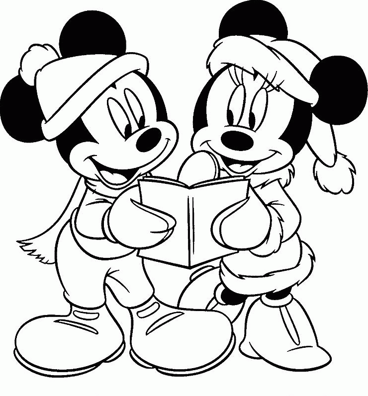 baby mickey mouse coloring