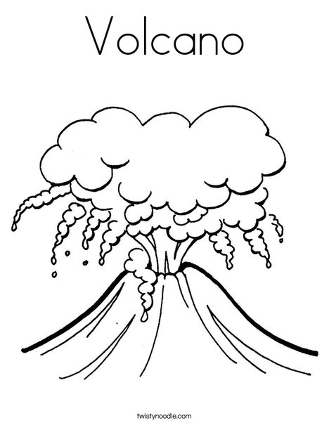 How To Draw Volcano  Volcanic Eruption Drawing Easy HD Png Download  vhv
