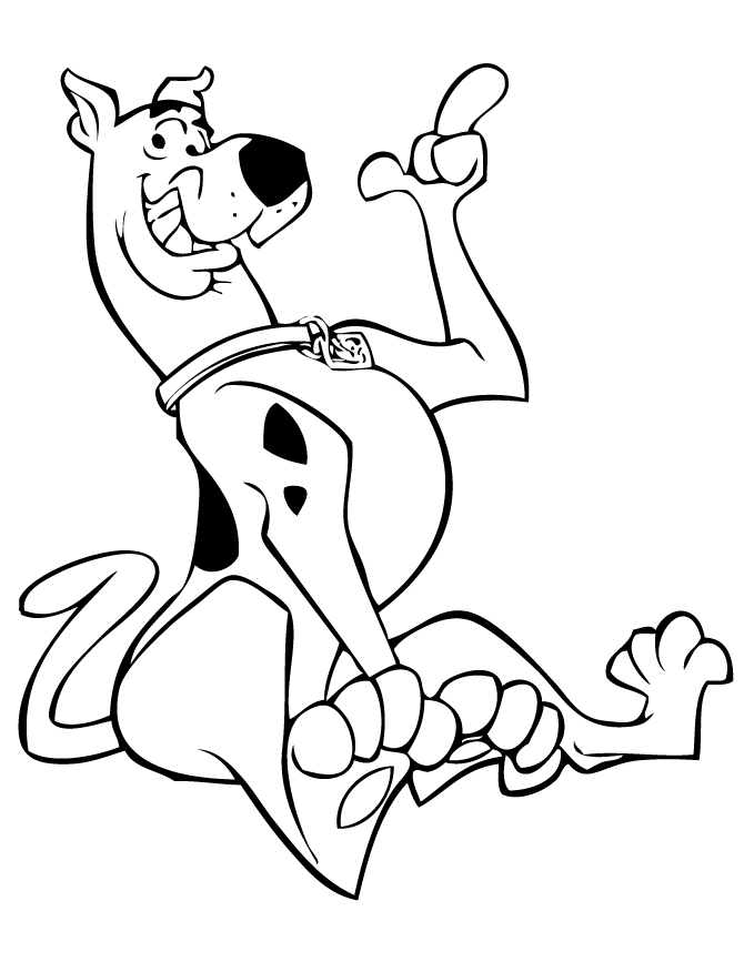 Free Scooby Doo Happy Birthday Coloring Pages, Download Free Scooby Doo ...