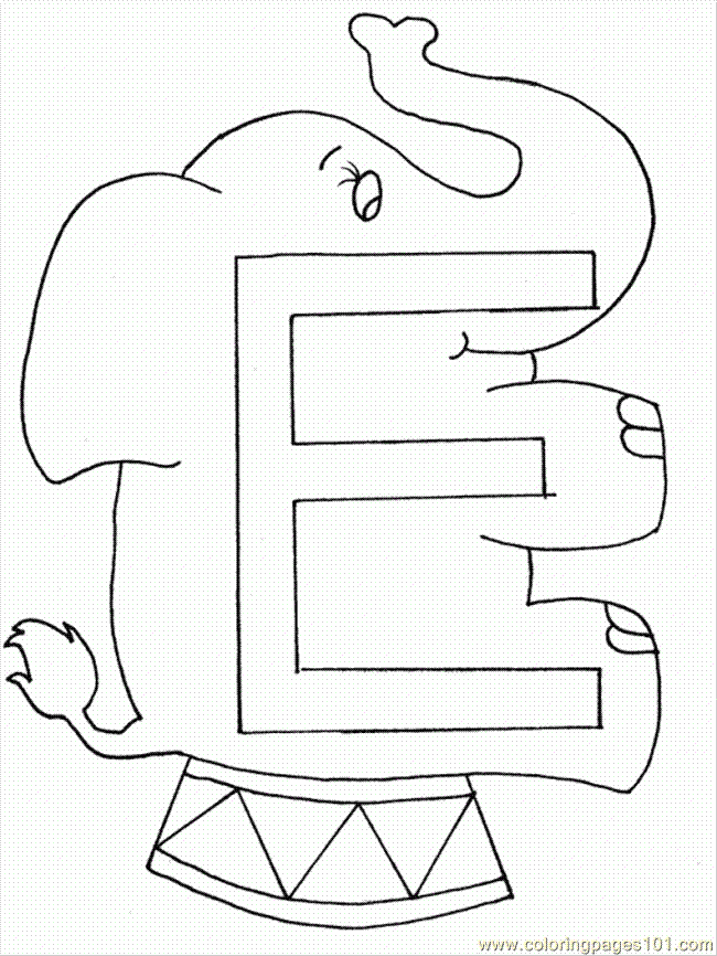 Free Letter E Coloring Pages Preschool Download Free Letter E Coloring