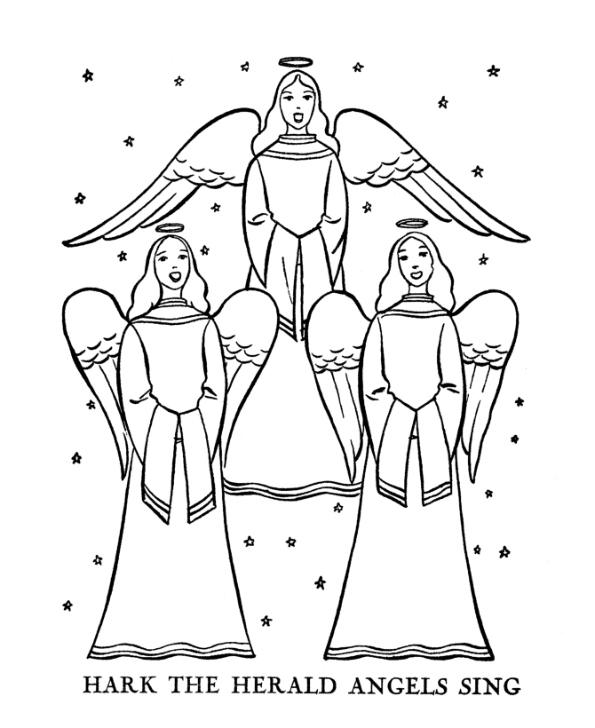 Religious Christmas Coloring PagesColoring Pages