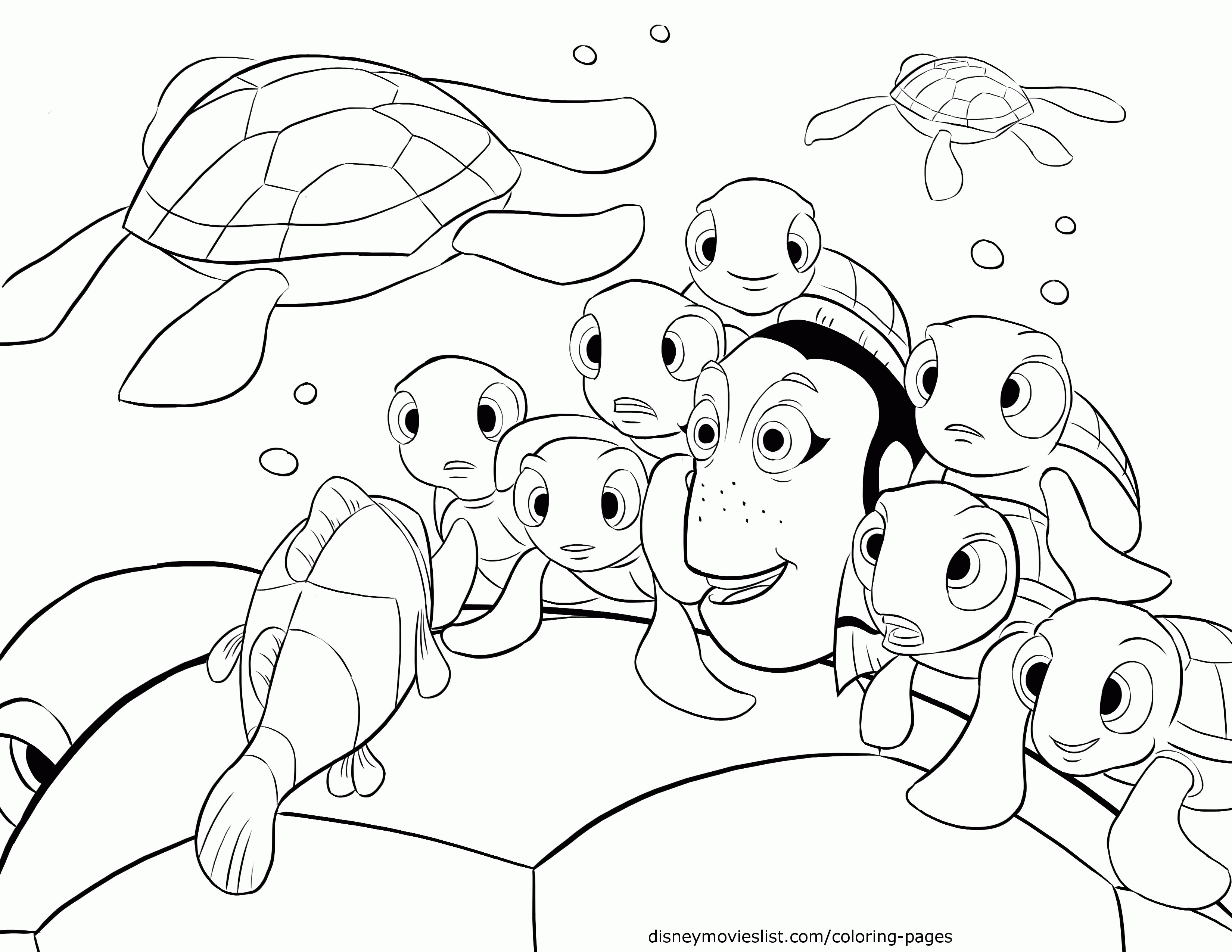 Finding Nemo Coloring Pages Nigel Clip Art Library 6900 | The Best Porn ...