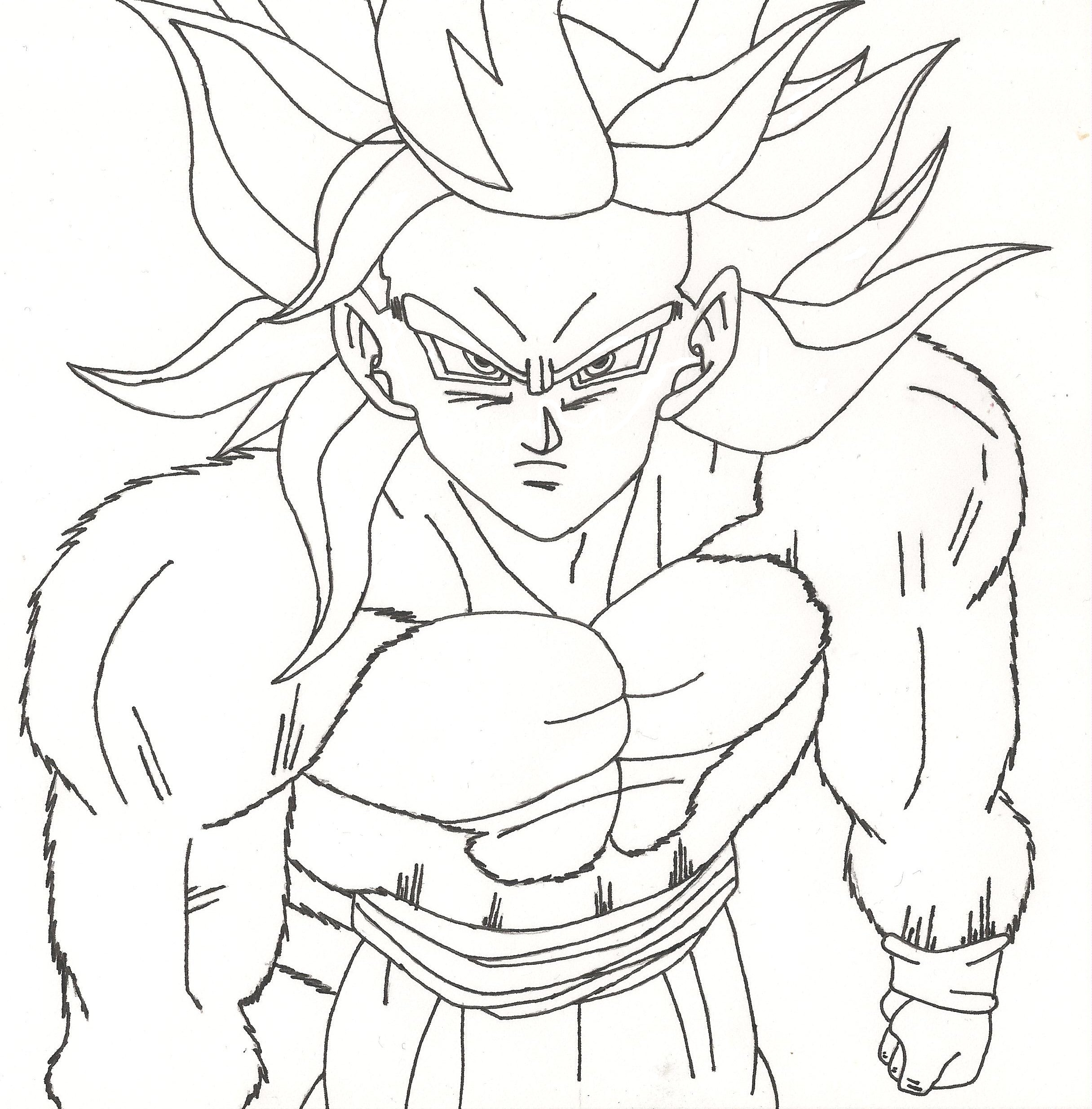 dragon ball para colorear - Clip Art Library