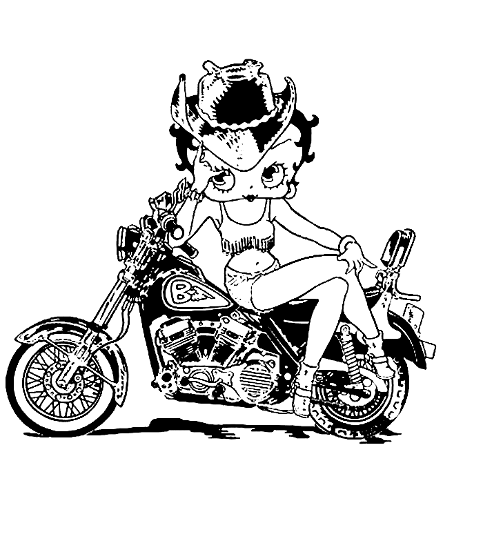 Free Printable Coloring Pages Betty Boop