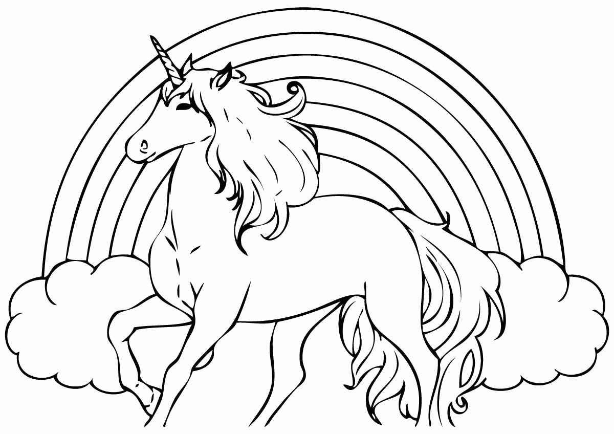 Unicorn Coloring Pages -20 Printable Unicorn Coloring Book