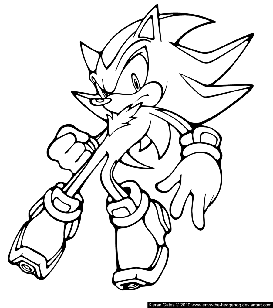 super scourge the hedgehog coloring pages
