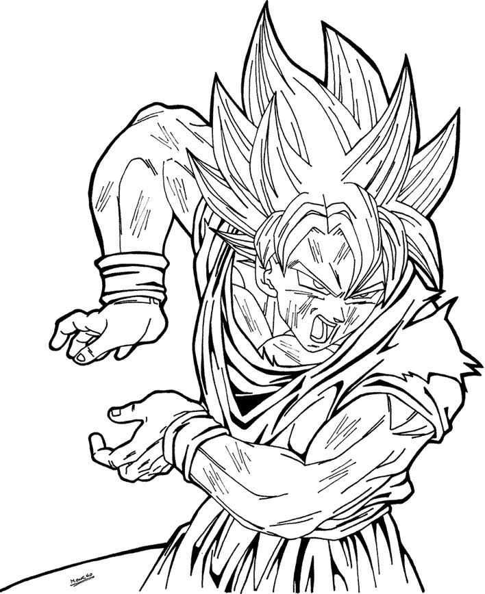 Super Saiyan 2 Goku - SKETCH BY HYNSHK by DHK88 on DeviantArt