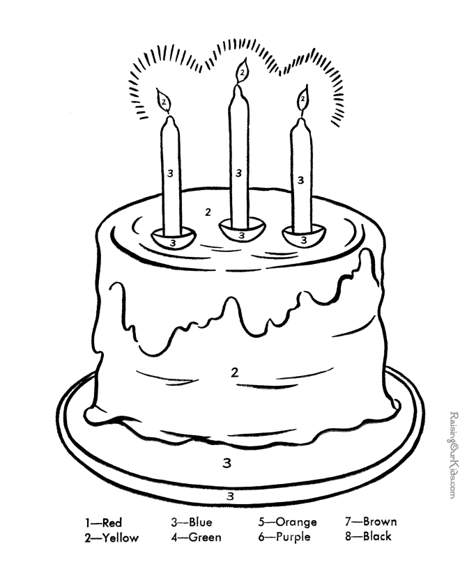 Free Printable Color By Number Worksheets