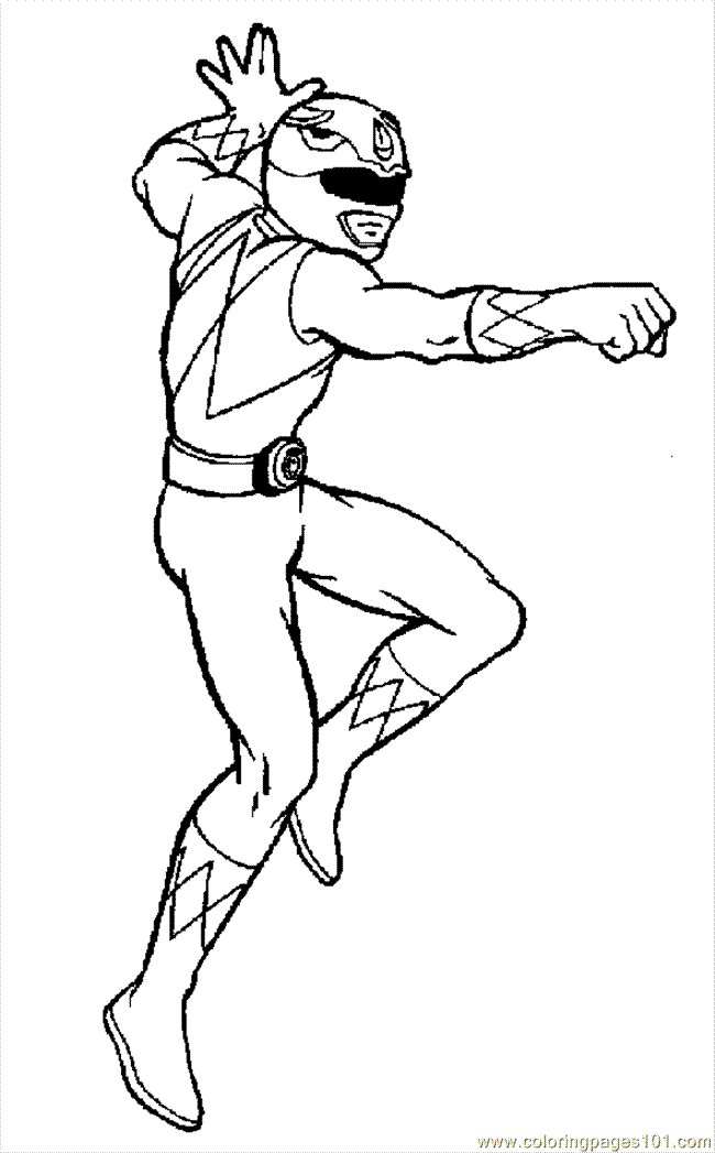 time force power rangers Colouring Pages