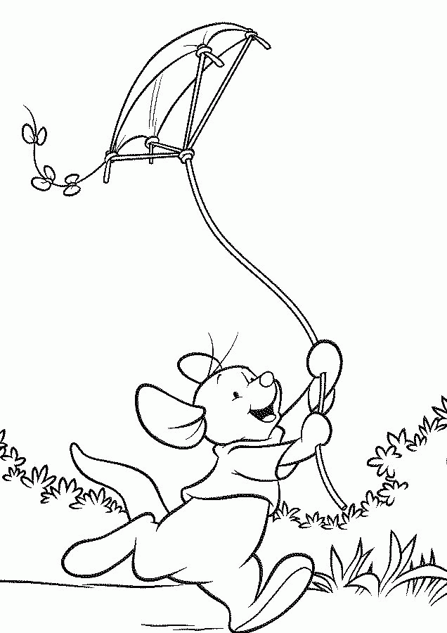 Winnie Pooh para colorear