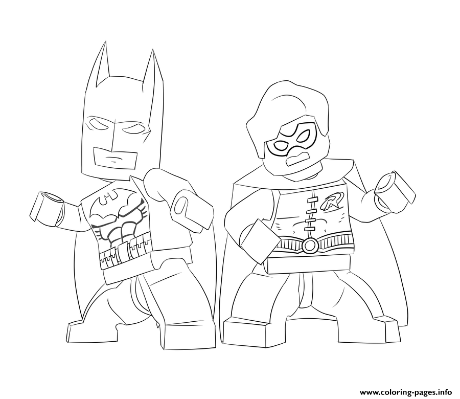 lego batman and robin coloring pages - Clip Art Library