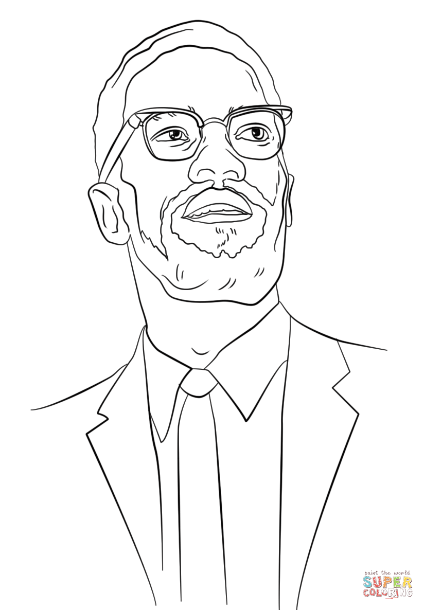 malcolm-x-coloring-sheet-clip-art-library