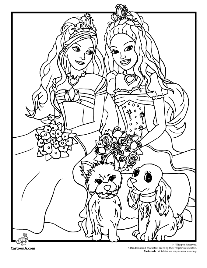 Free Barbie Coloring Pages to Print and Enjoy for Hours of Fun