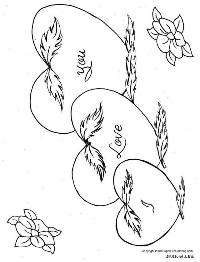 Heart Mandala Coloring Pages
