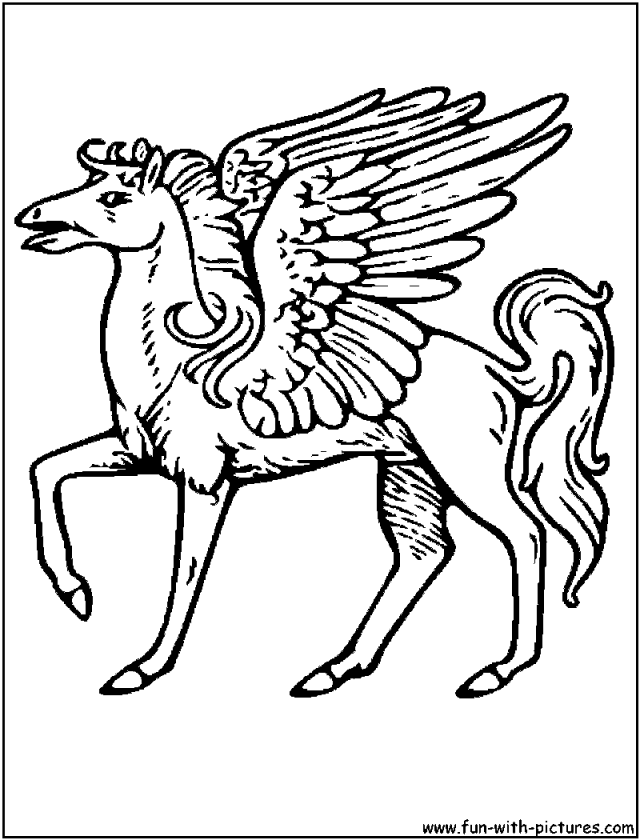heraldry pegasus - Clip Art Library
