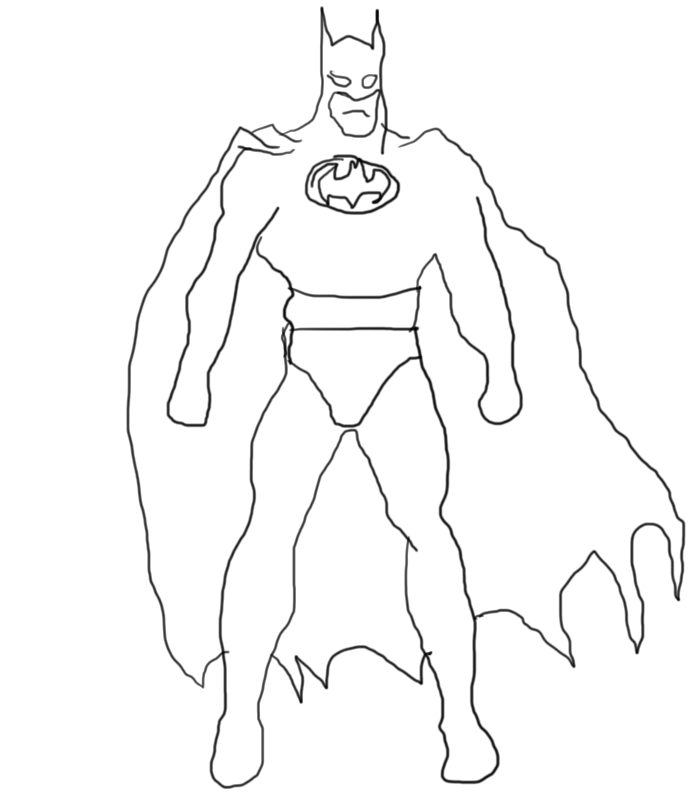 batman outline Batman color pages drawing kids clip art library gif   Clipartix