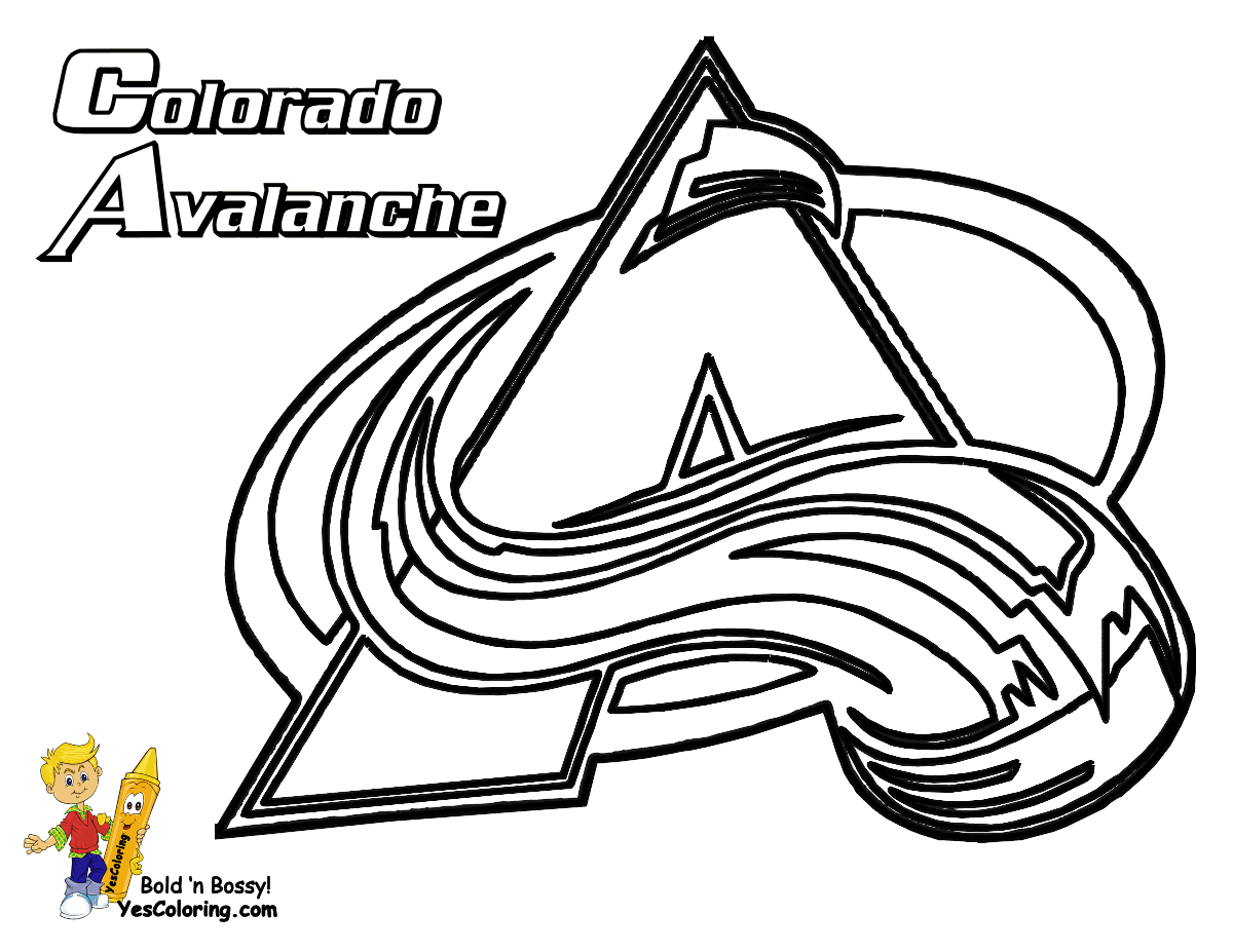 calgary flames coloring pages - Clip Art Library