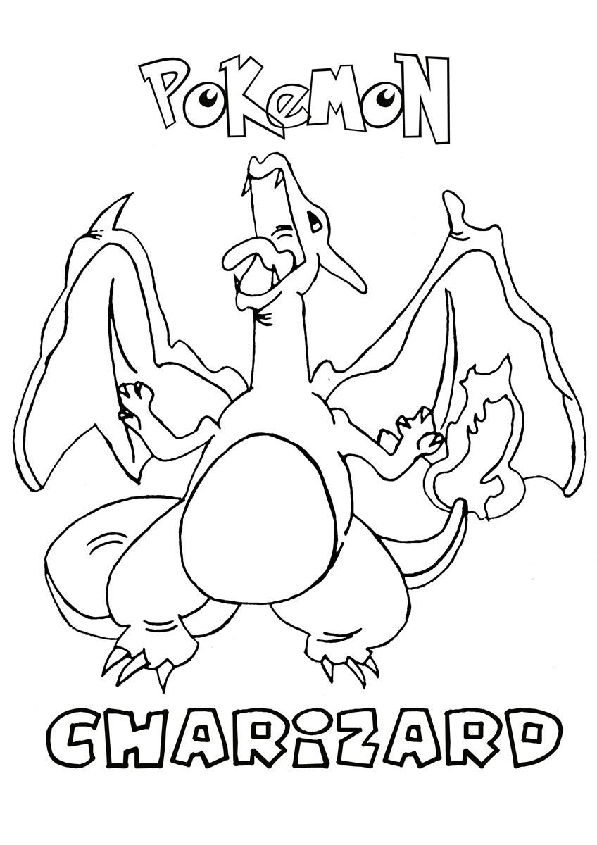 fire pokemon coloring pages - Clip Art Library