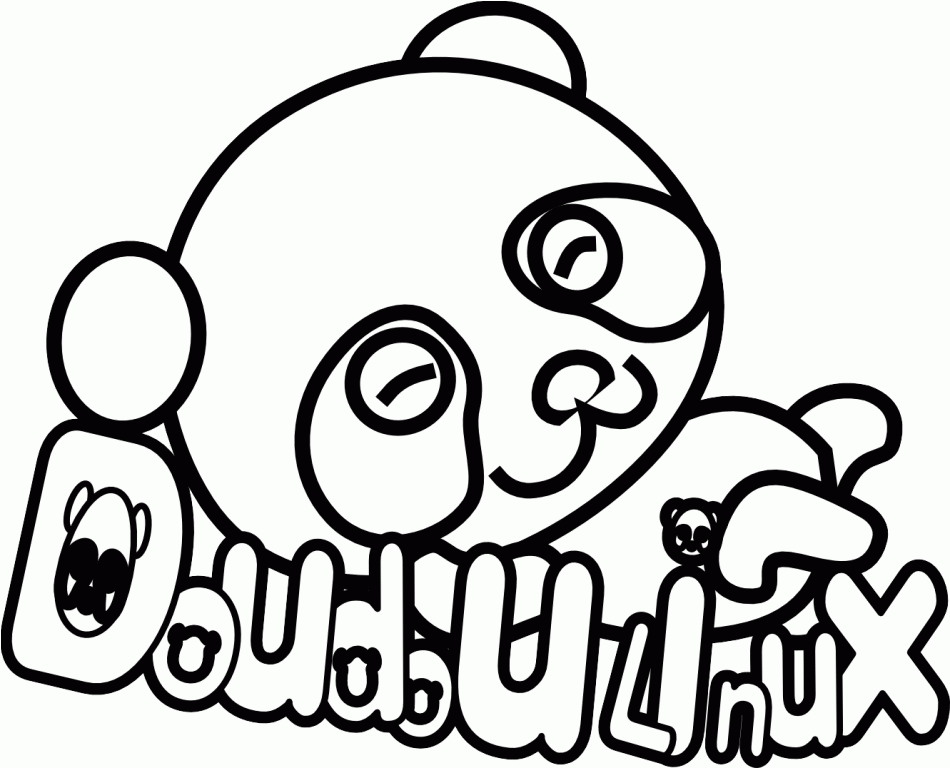 Pocoyo and Toy Panda Coloring Pages - Free Printable Coloring Pages