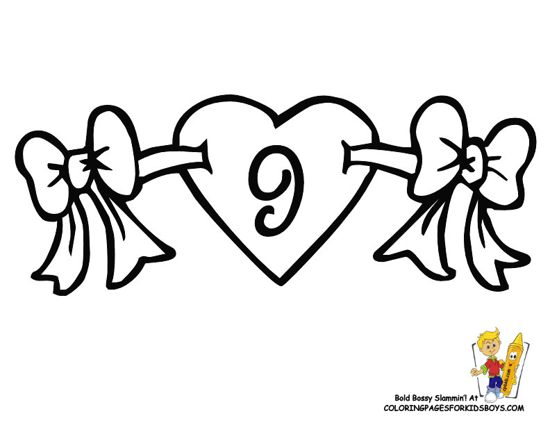 Number 9 Coloring Pages