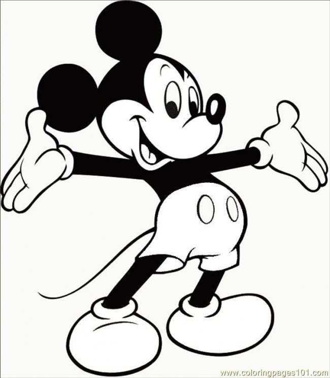 disney mickey coloring characters