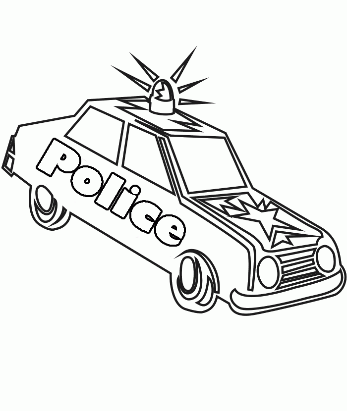 Police Officer Hat Coloring Pages