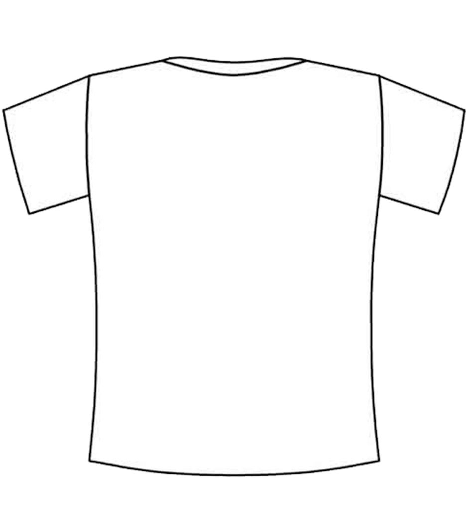 T-Shirt Coloring Page: Unleashing Creativity with Fun and Interactive ...
