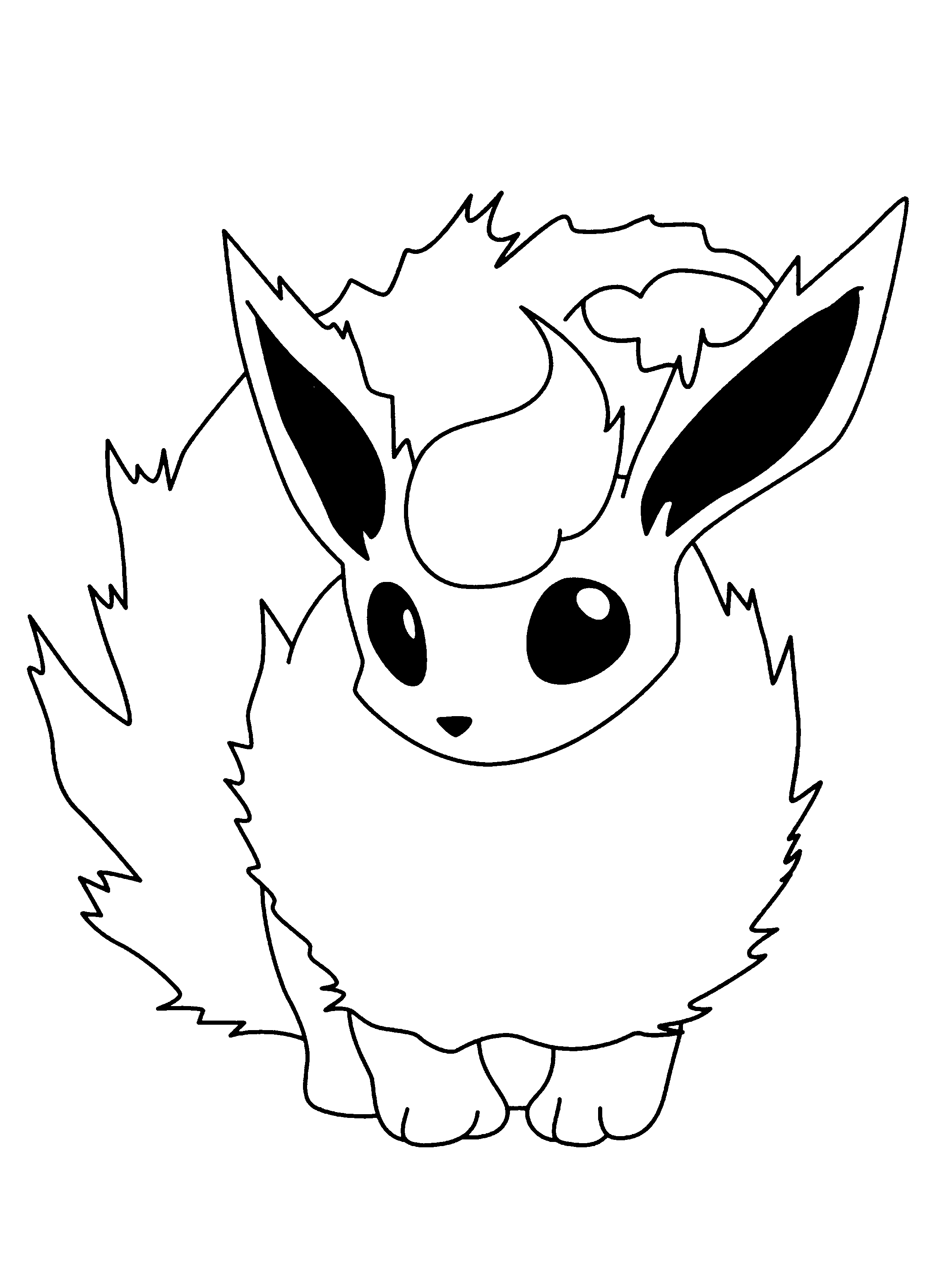 vaporeon pokemon coloring page